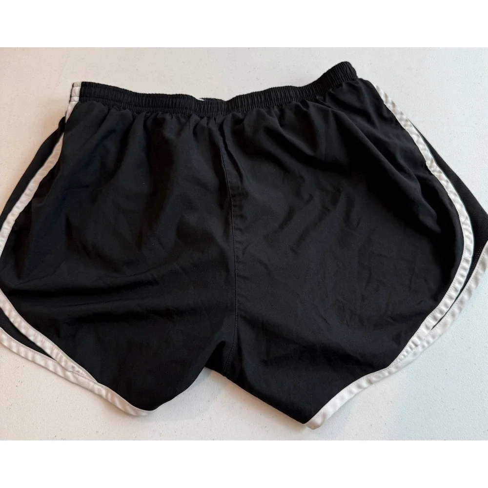 Nike Tempo Dri-FIT Running Shorts Womens M Black White 3